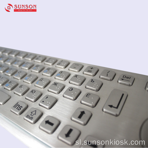 Kovinska klaviatura za preprečevanje nemirov in kroglica